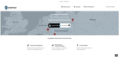 Screenshot ExpertMap